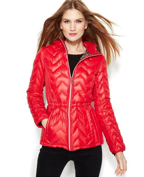 michael kors resort 2013 leather jacket|Michael Kors packable jacket women.